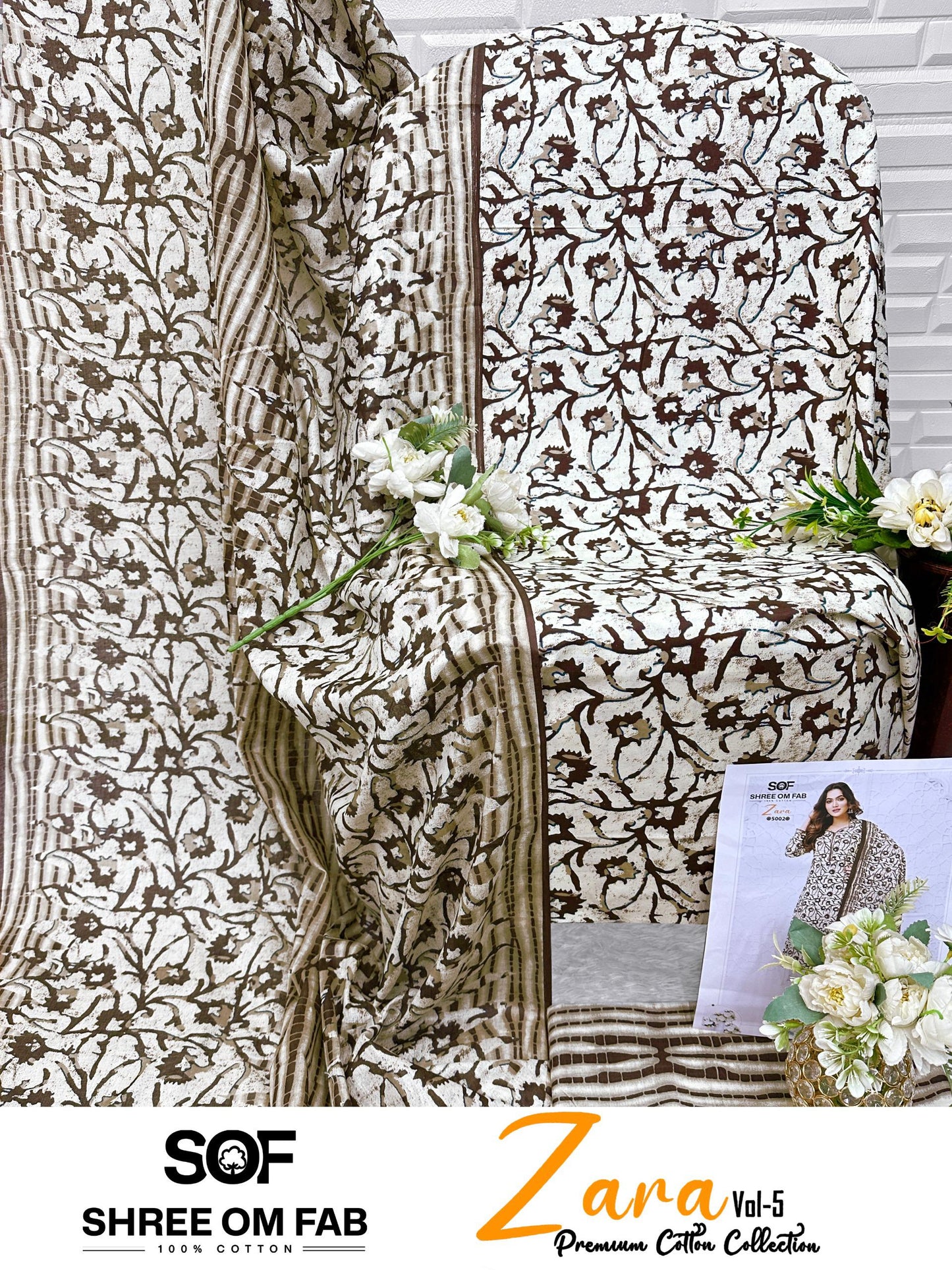 Zara Vol 5 Shree Om Open Pic Cotton Dress Material Wholesale Price