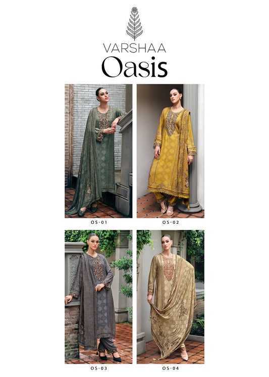 Oasis Varsha Fashions Modal Silk Pant Style Suits Manufacturer Ahmedabad