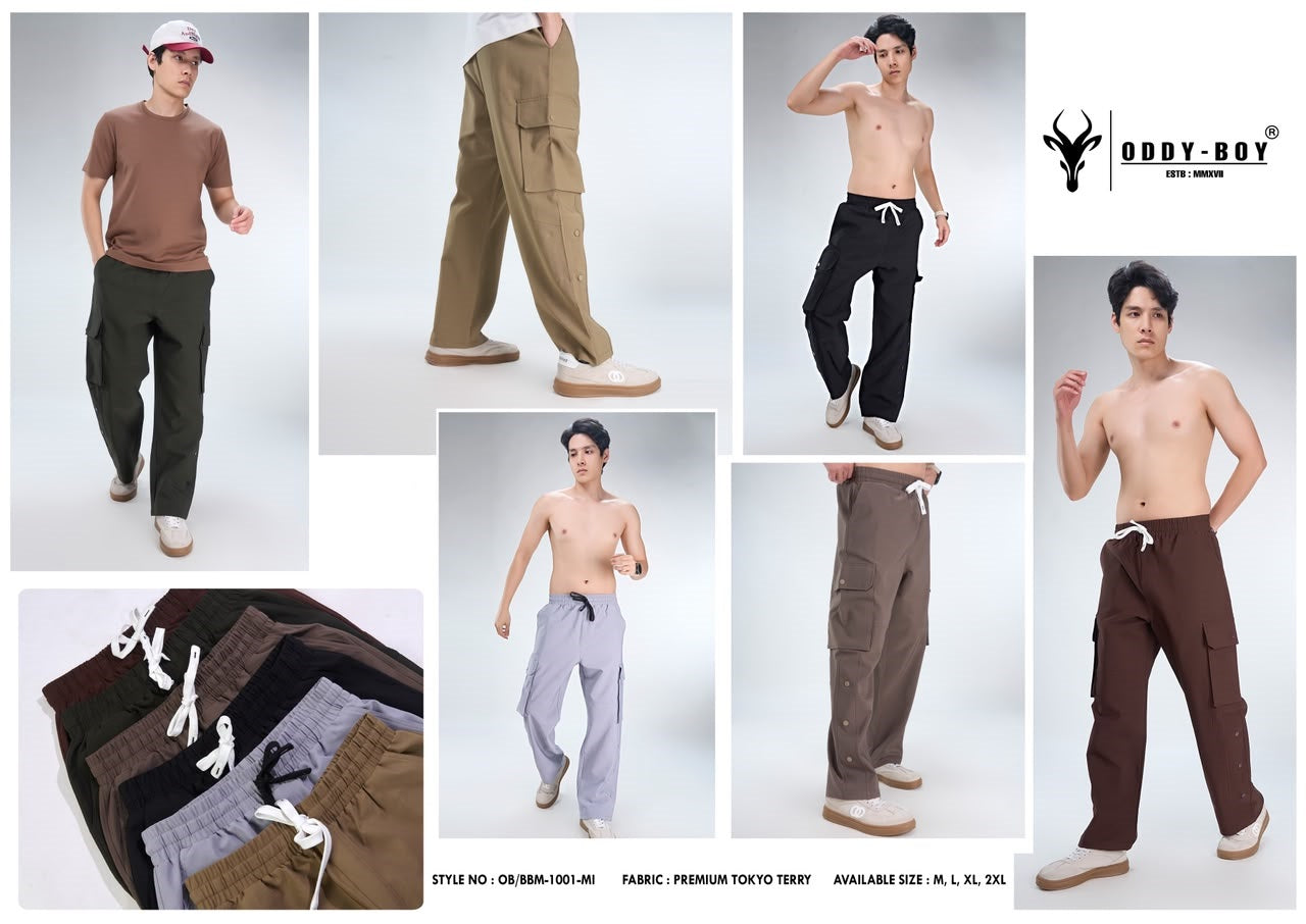 Ob-Bbm-1001-Mi Baggy Cargo Oddy Boy Tokyo Mens Pants Wholesale Price