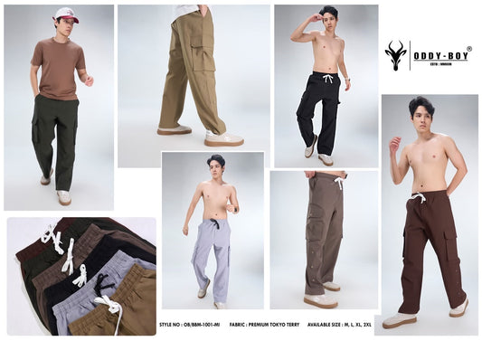 Ob-Bbm-1001-Mi Baggy Cargo Oddy Boy Tokyo Mens Pants Wholesale Price