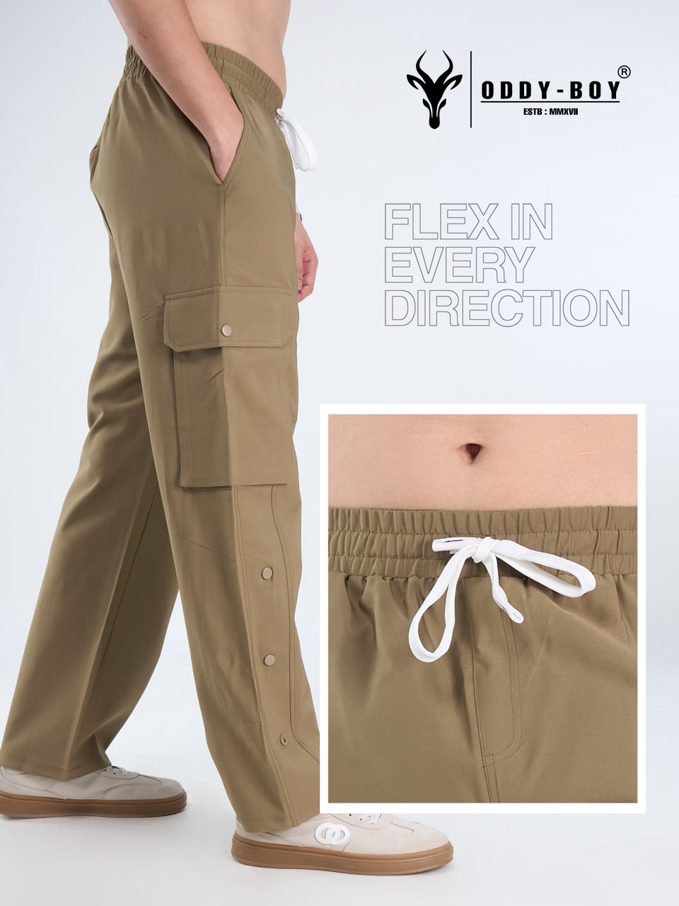 Ob-Bbm-1001-Mi Baggy Cargo Oddy Boy Tokyo Mens Pants Wholesale Price