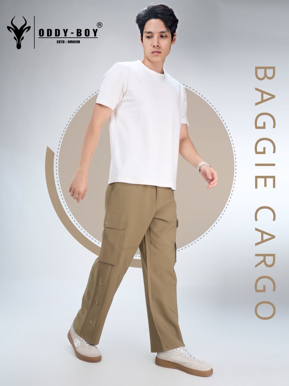 Ob-Bbm-1001-Mi Baggy Cargo Oddy Boy Tokyo Mens Pants Wholesale Price