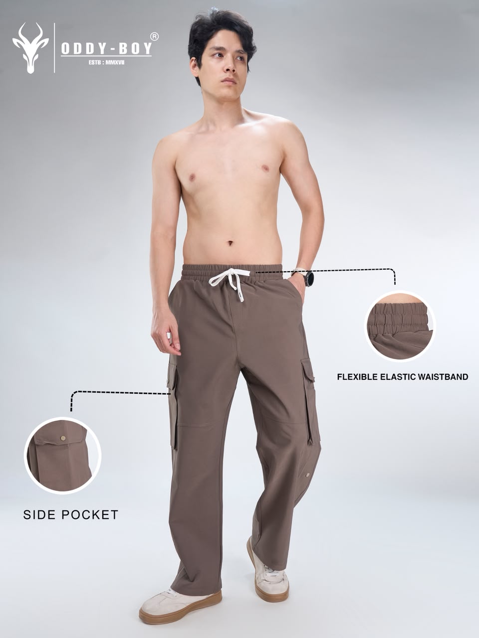 Ob-Bbm-1001-Mi Baggy Cargo Oddy Boy Tokyo Mens Pants Wholesale Price