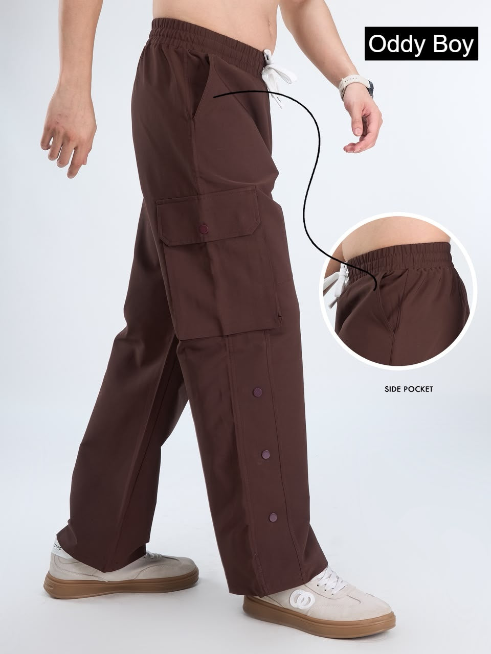 Ob-Bbm-1001-Mi Baggy Cargo Oddy Boy Tokyo Mens Pants Wholesale Price