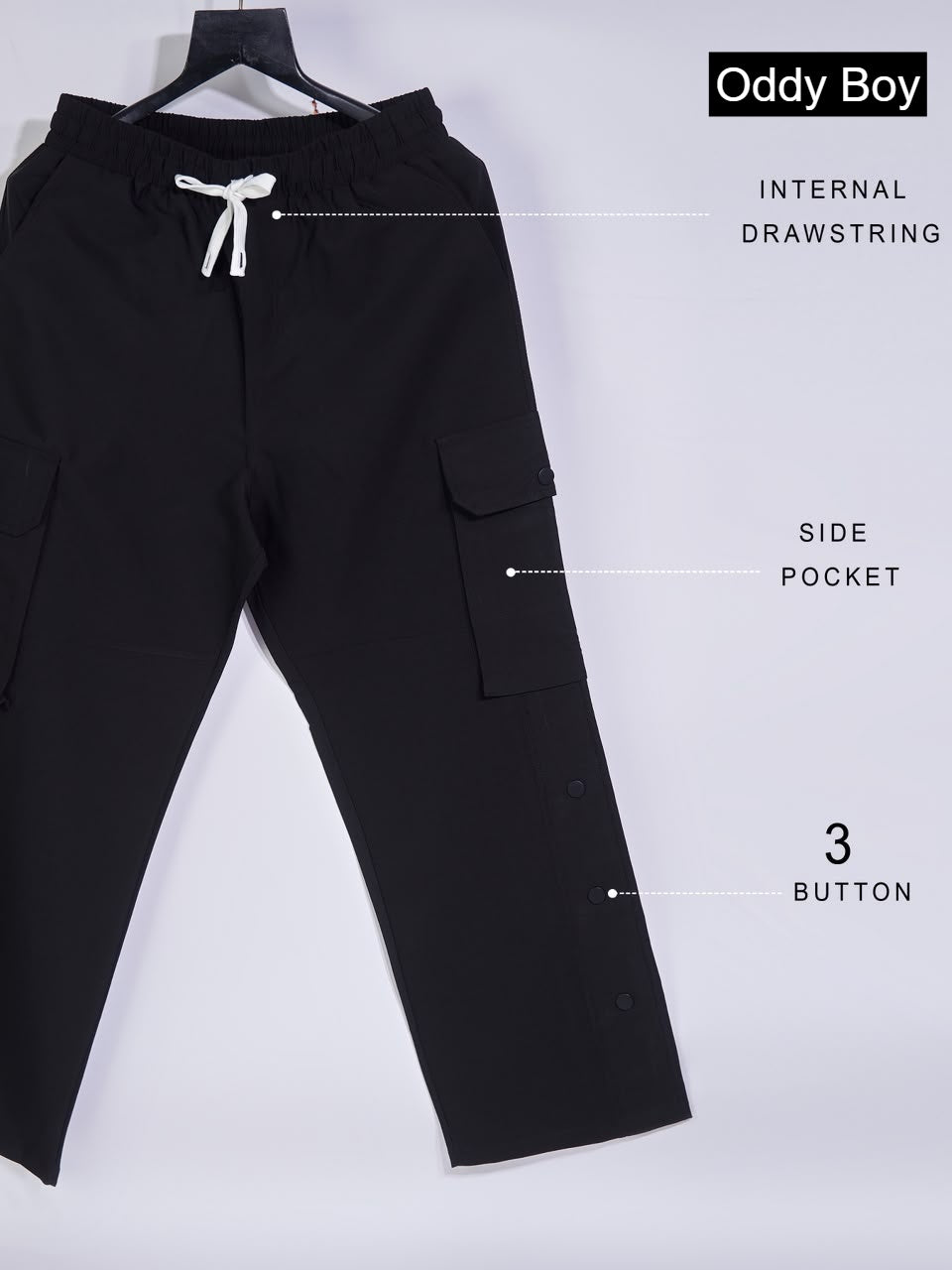 Ob-Bbm-1001-Mi Baggy Cargo Oddy Boy Tokyo Mens Pants Wholesale Price