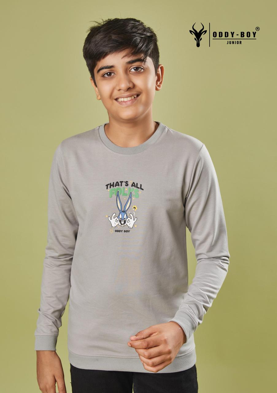 Obj 170 Ab Oddy Boy Lycra Looper Boys Tshirt Exporter Ahmedabad