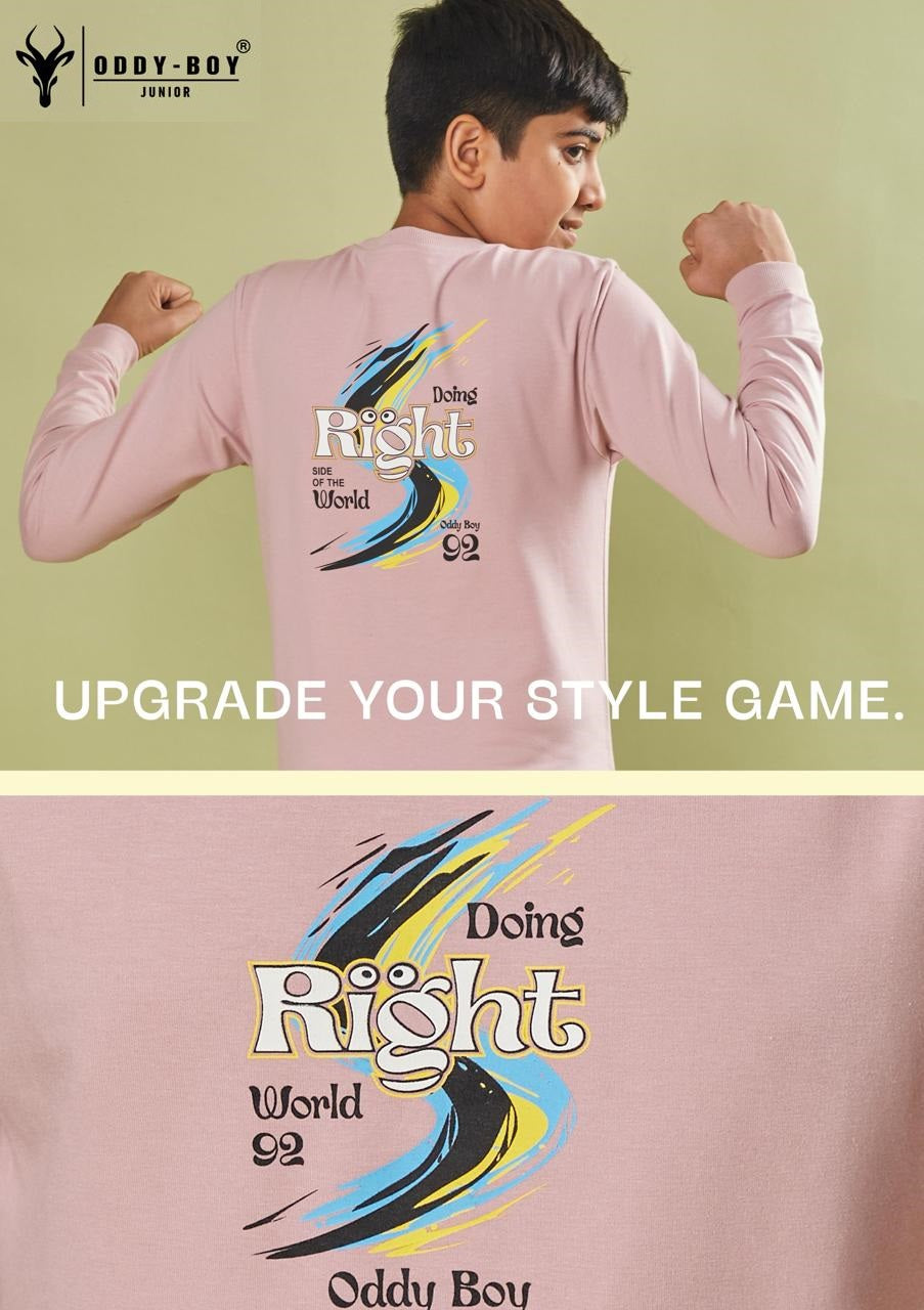 Obj 170 Ab Oddy Boy Lycra Looper Boys Tshirt Exporter Ahmedabad