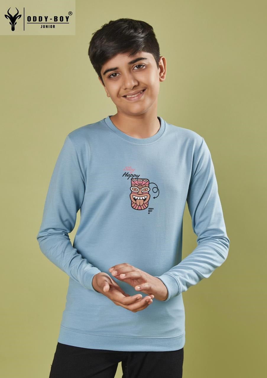 Obj 170 Ab Oddy Boy Lycra Looper Boys Tshirt Exporter Ahmedabad