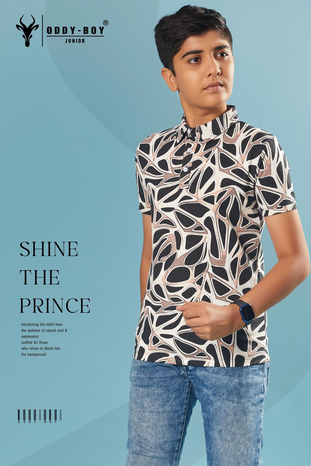 Obj 171 Oddy Boy Aop Boys Tshirt Supplier Gujarat