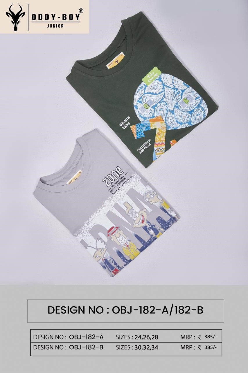 Obj 182 Ab Oddy Boy Tencil Boys Tshirt Supplier