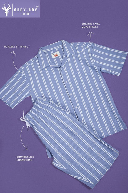 Obj 233-A 233-B Oddy Boy Striper Boys Co Ord Set Supplier India