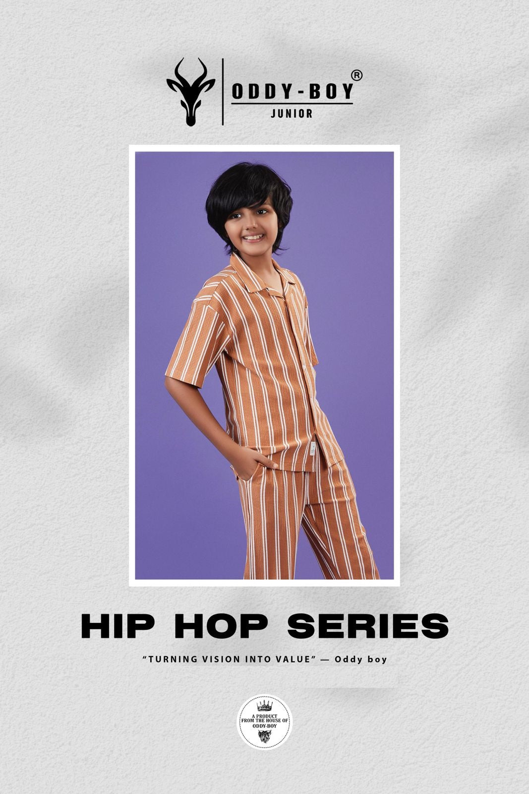 Obj 233-A 233-B Oddy Boy Striper Boys Co Ord Set Supplier India