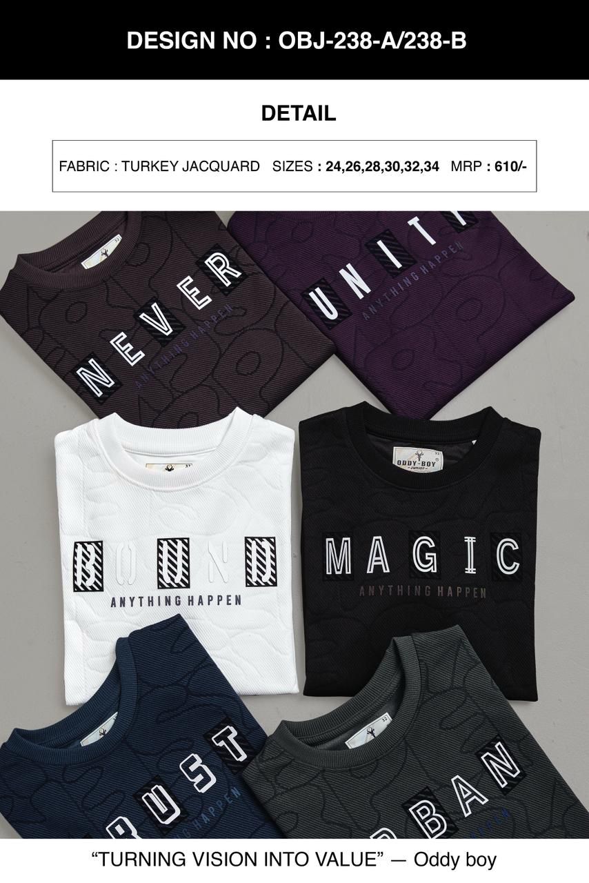 Obj 238 Ab Oddy Boy Turkey Boys Sweatshirt Supplier India