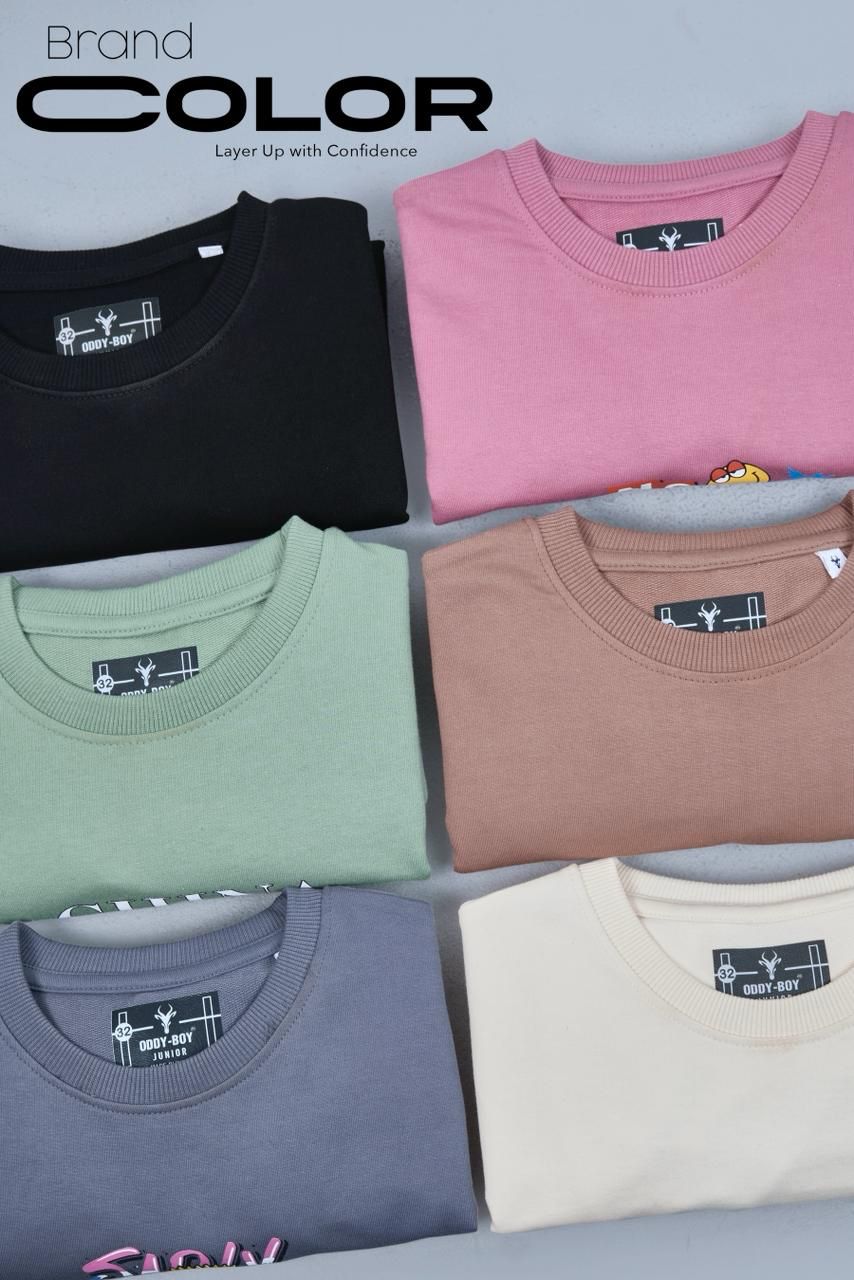 Obj 241 Ab Oddy Boy Cotton Looper Boys Tshirt Wholesale Rate