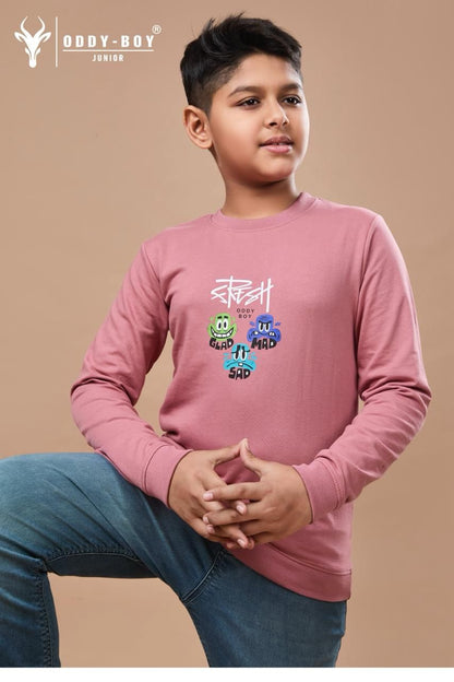 Obj 243 Ab Oddy Boy Cotton Looper Boys Tshirt Wholesale