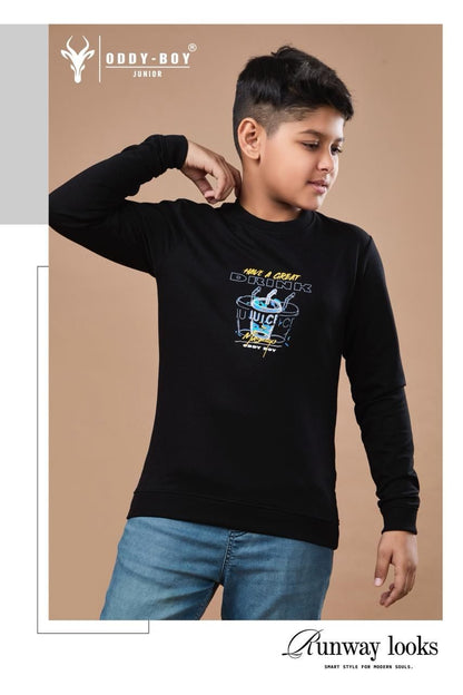 Obj 243 Ab Oddy Boy Cotton Looper Boys Tshirt Wholesale