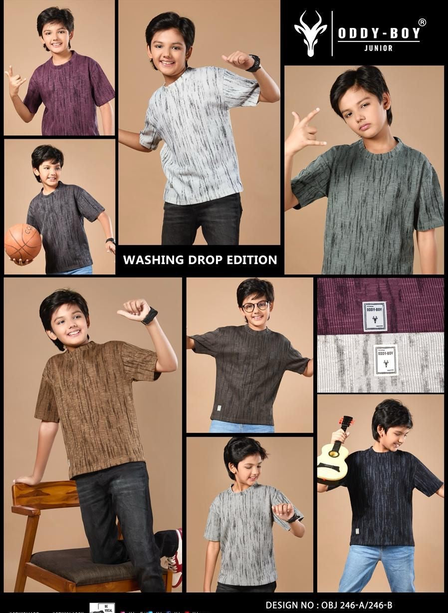 Obj 246 Ab Oddy Boy Imported Boys Tshirt Supplier Gujarat