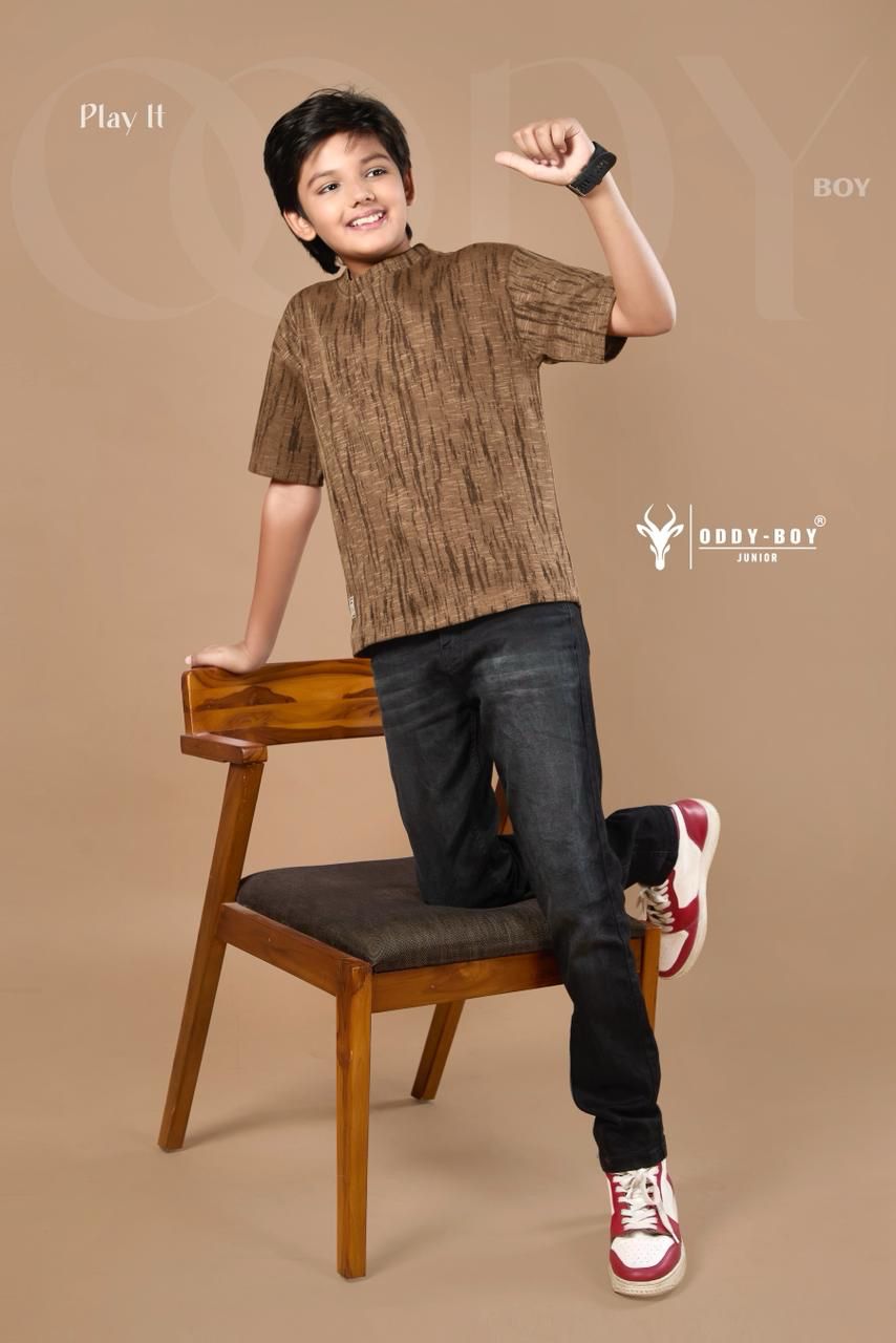 Obj 246 Ab Oddy Boy Imported Boys Tshirt Supplier Gujarat
