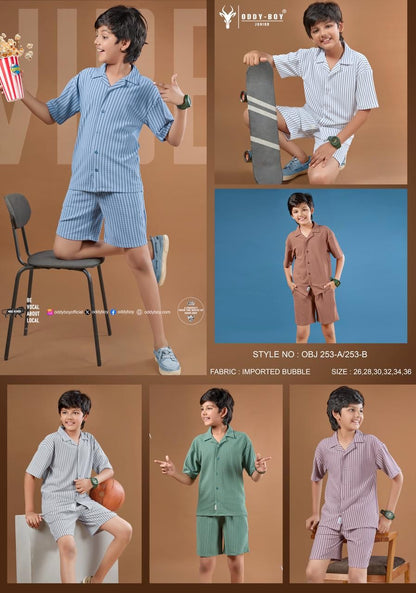 Obj 253 Ab Oddy Boy Knit Boys Co Ord Set Exporter Ahmedabad