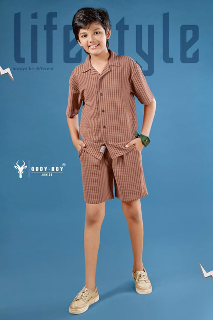 Obj 253 Ab Oddy Boy Knit Boys Co Ord Set Exporter Ahmedabad