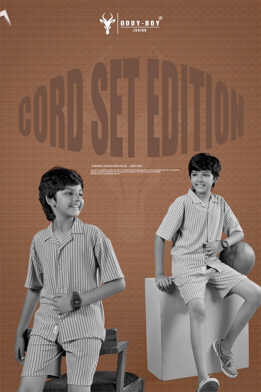 Obj 253 Ab Oddy Boy Knit Boys Co Ord Set Exporter Ahmedabad