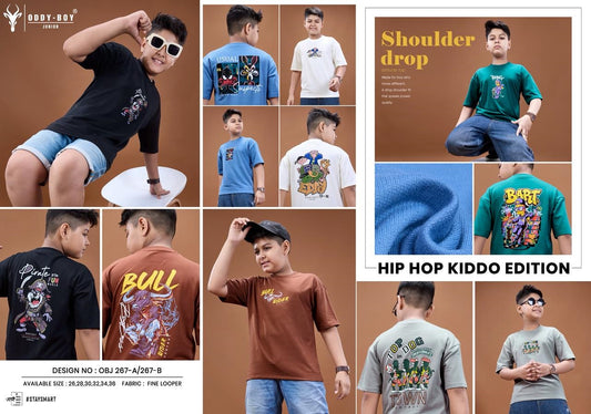 Obj 267 Ab Oddy Boy Looper Boys Tshirt Supplier Gujarat
