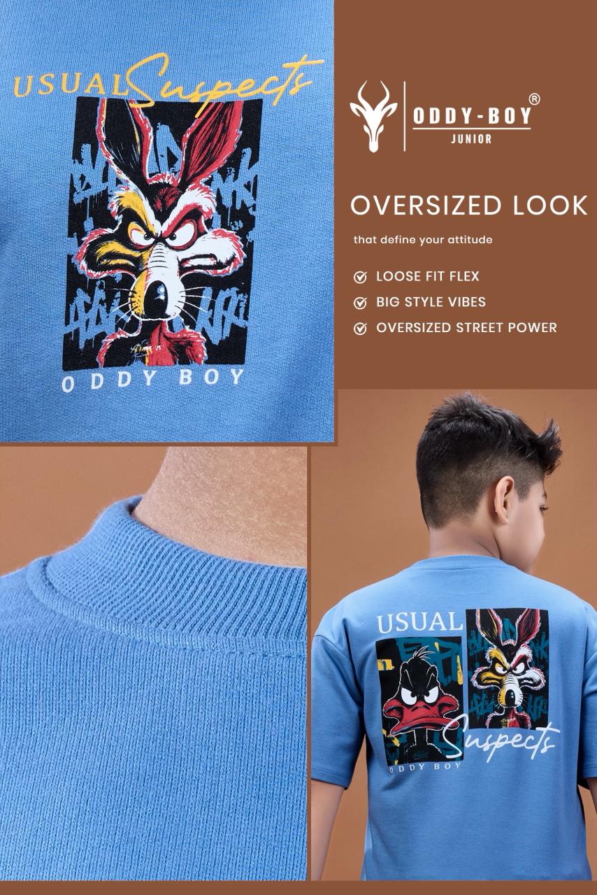 Obj 267 Ab Oddy Boy Looper Boys Tshirt Supplier Gujarat
