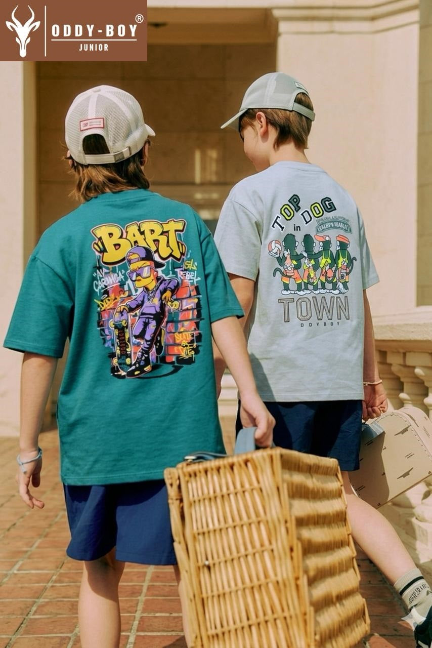 Obj 267 Ab Oddy Boy Looper Boys Tshirt Supplier Gujarat