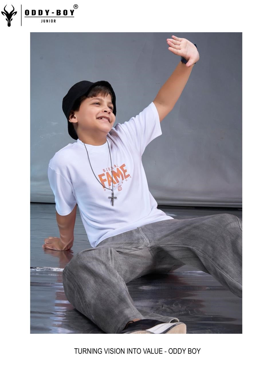 Obj 269 Ab Oddy Boy Interlock Boys Tshirt Wholesaler Ahmedabad