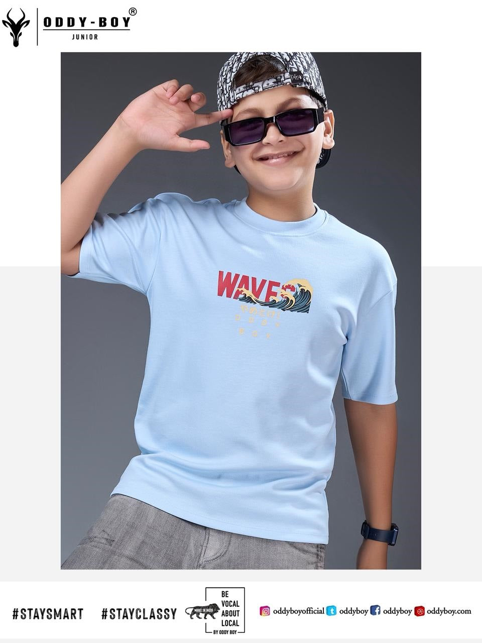 Obj 269 Ab Oddy Boy Interlock Boys Tshirt Wholesaler Ahmedabad
