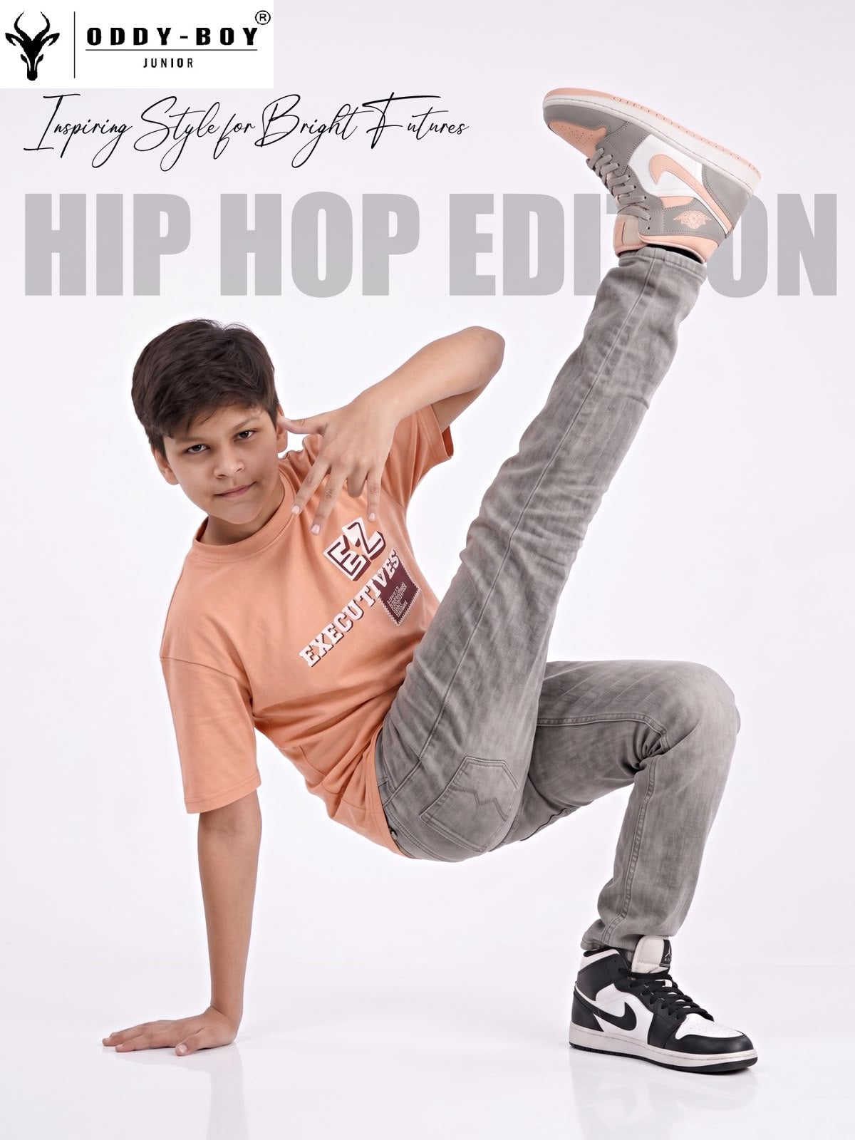 Obj 272 Ab Drop Shoulder Oddy Boy Interlock Boys Tshirt Wholesale Price