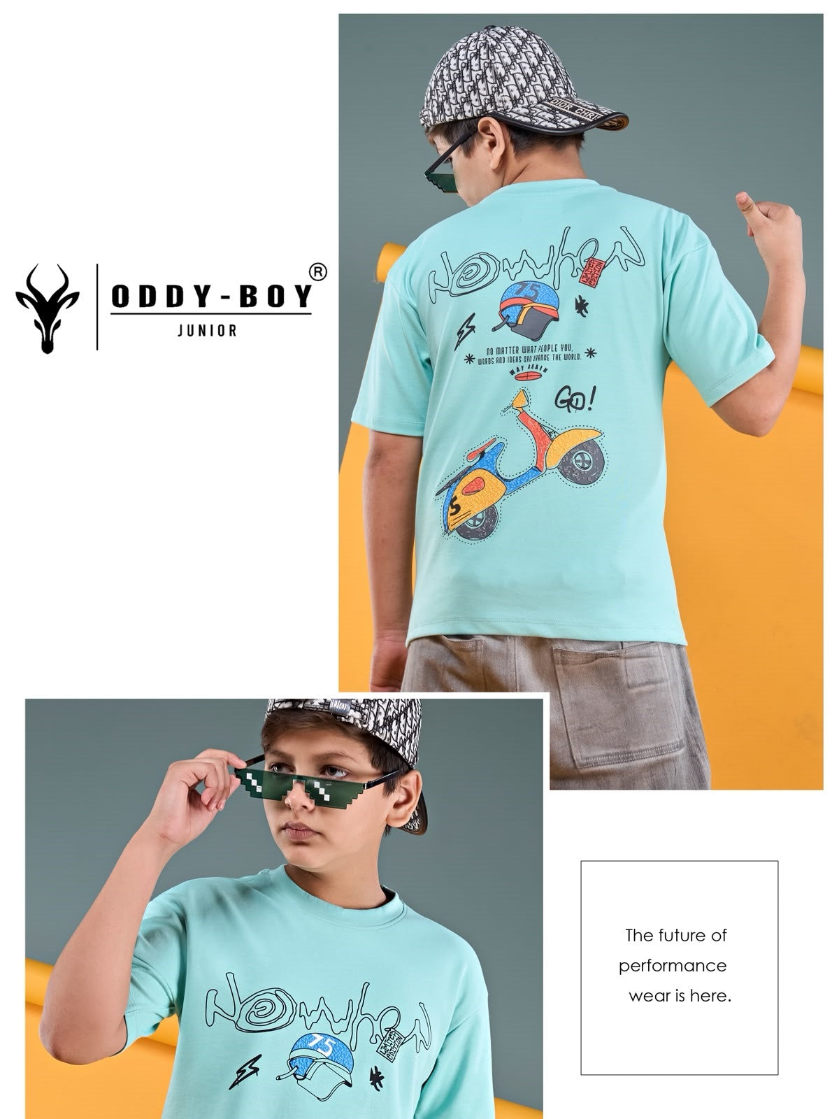 Obj 272 Ab Drop Shoulder Oddy Boy Interlock Boys Tshirt Wholesale Price
