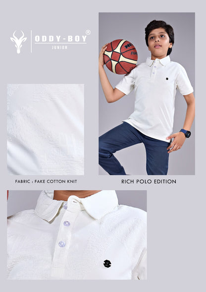 Obj 273 Ab Oddy Boy Fake Cotton Boys Tshirt Wholesaler