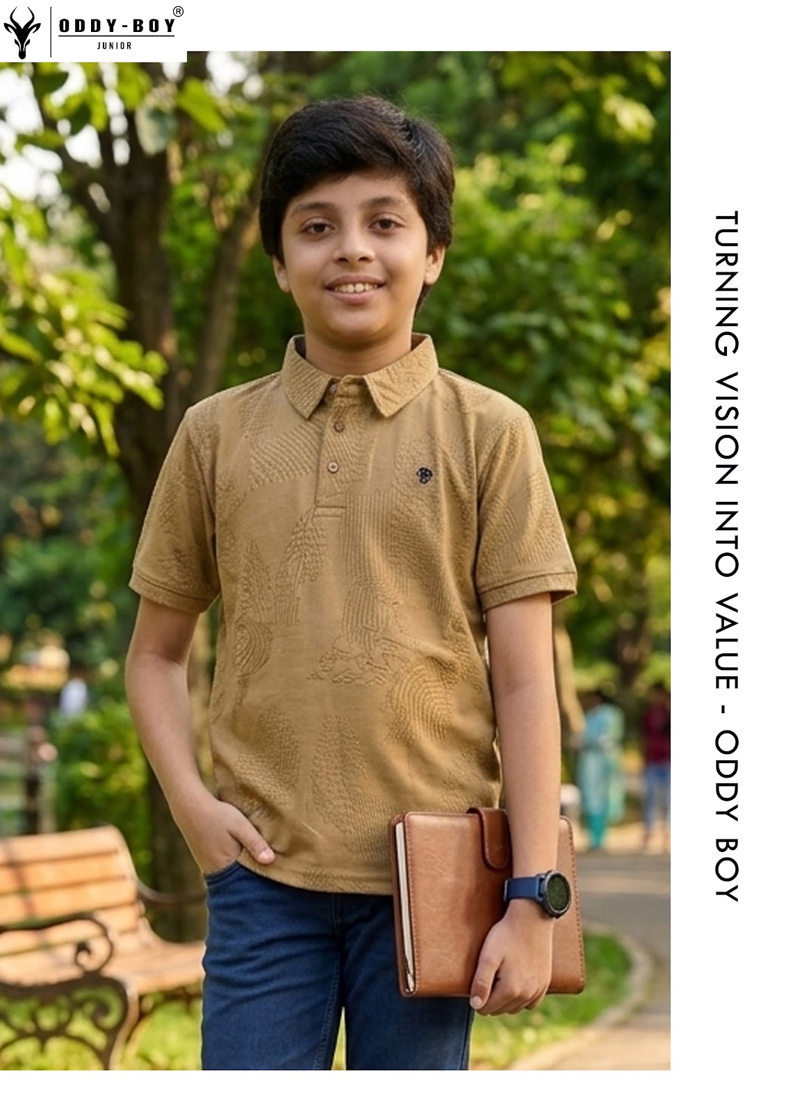 Obj 273 Ab Oddy Boy Fake Cotton Boys Tshirt Wholesaler