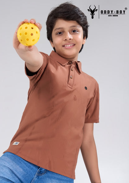 Obj 274 Ab Polo Oddy Boy Fake Cotton Boys Tshirt Exporter Gujarat