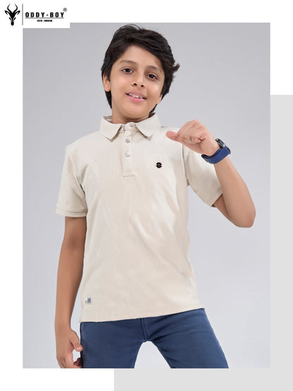 Obj 274 Ab Polo Oddy Boy Fake Cotton Boys Tshirt Exporter Gujarat