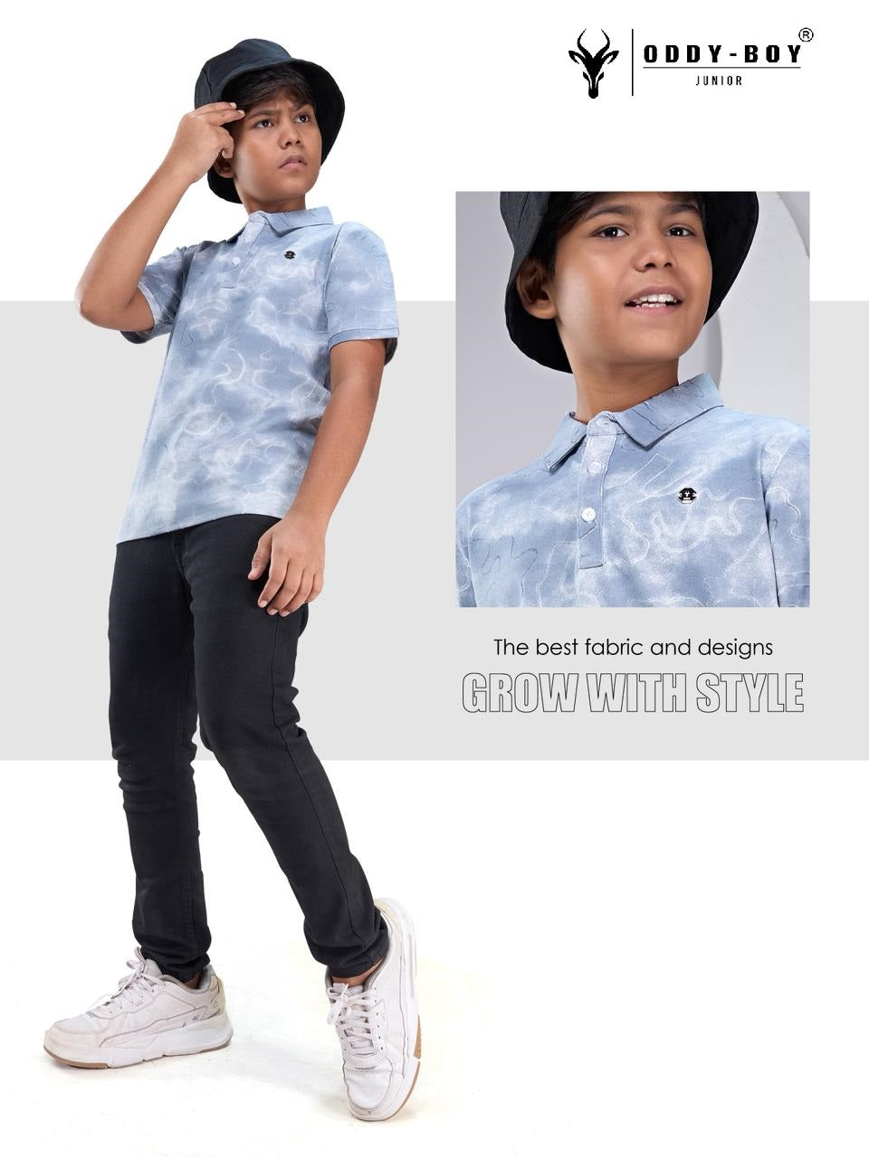 Obj 276 Ab Polo Oddy Boy Imported Boys Tshirt Supplier India