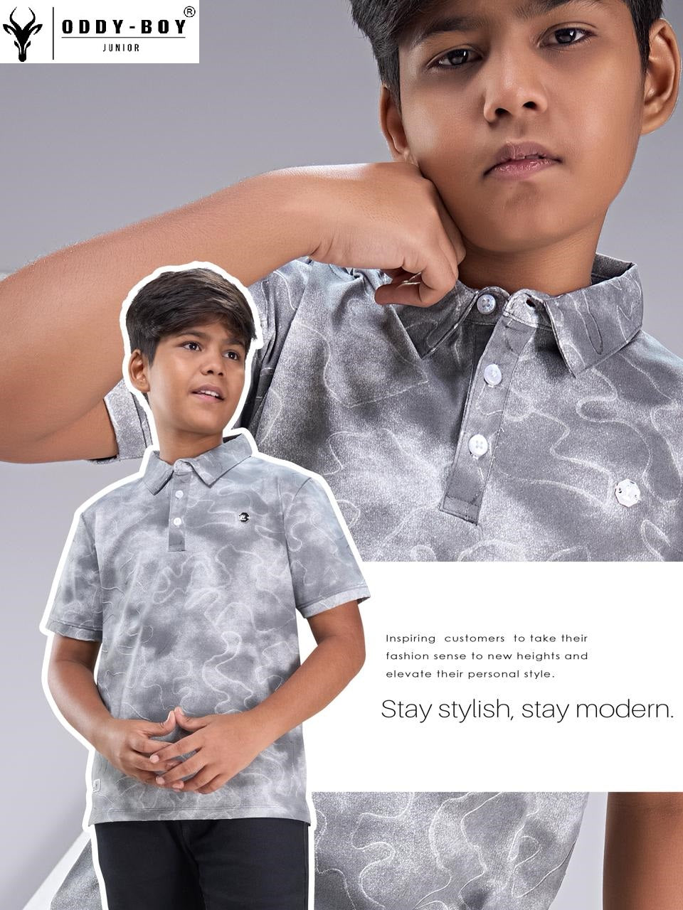 Obj 276 Ab Polo Oddy Boy Imported Boys Tshirt Supplier India