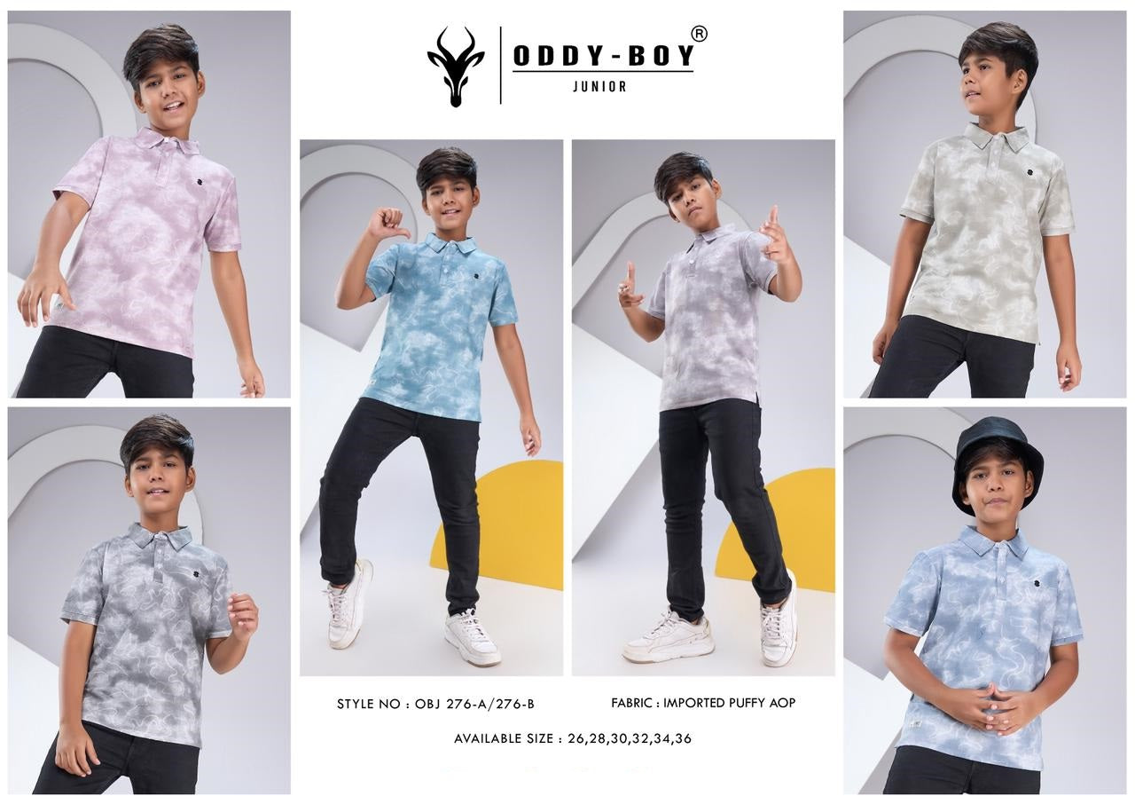 Obj 276 Ab Polo Oddy Boy Imported Boys Tshirt Supplier India
