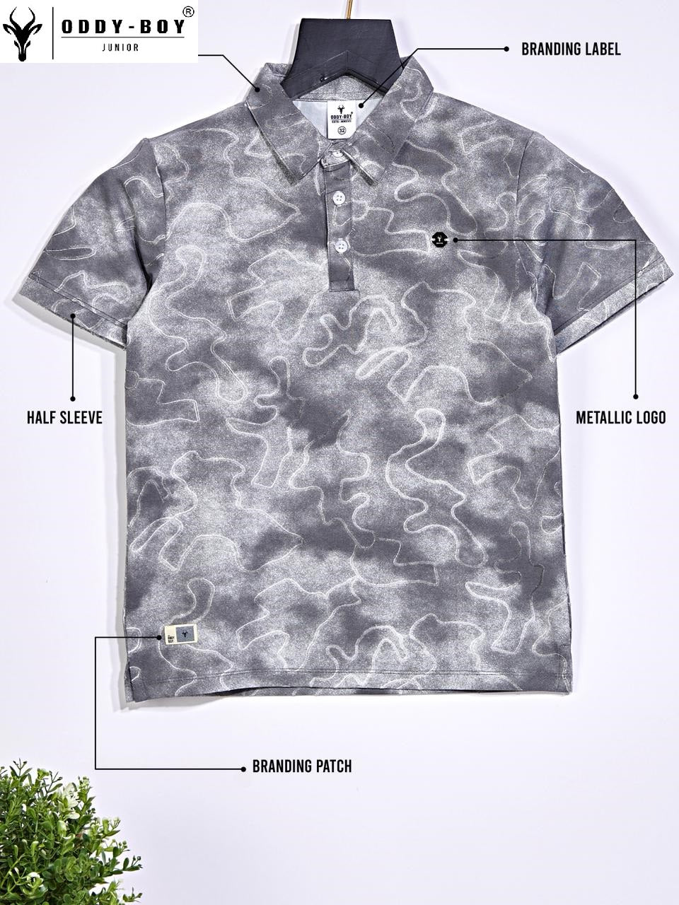 Obj 276 Ab Polo Oddy Boy Imported Boys Tshirt Supplier India