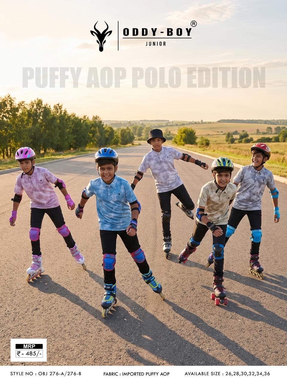Obj 276 Ab Polo Oddy Boy Imported Boys Tshirt Supplier India
