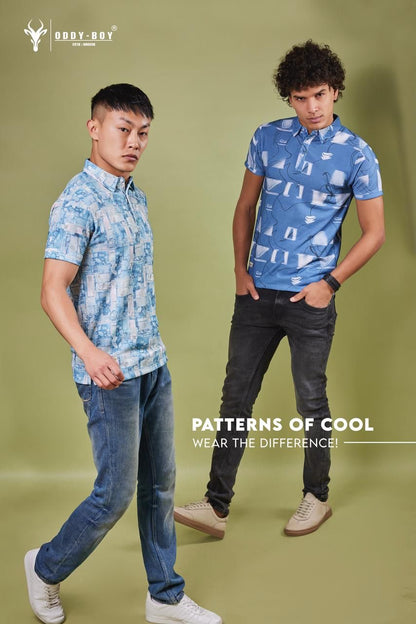 Obm 587-As-19-21 Oddy Boy Aop Mens Tshirts Wholesaler Gujarat