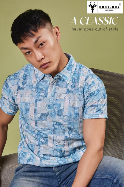 Obm 587-As-19-21 Oddy Boy Aop Mens Tshirts Wholesaler Gujarat