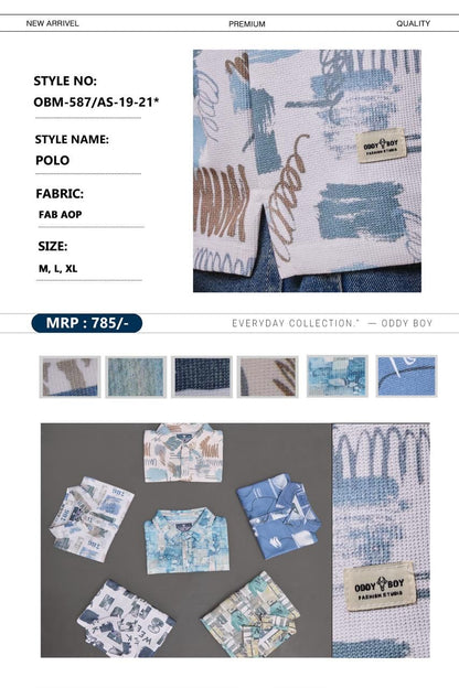 Obm 587-As-19-21 Oddy Boy Aop Mens Tshirts Wholesaler Gujarat
