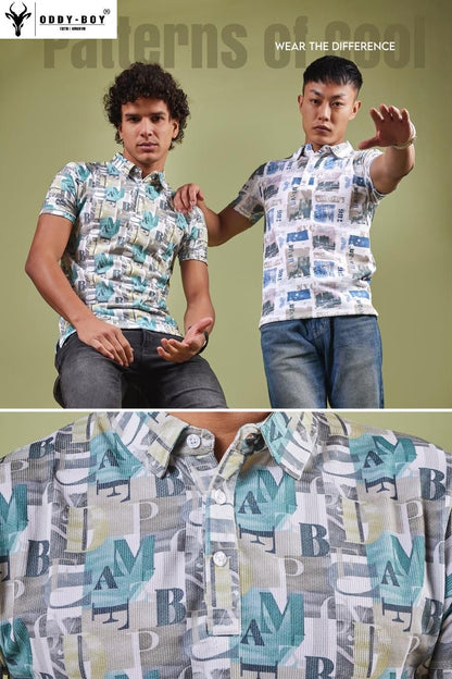 Obm 587-As-19-21 Oddy Boy Aop Mens Tshirts Wholesaler Gujarat
