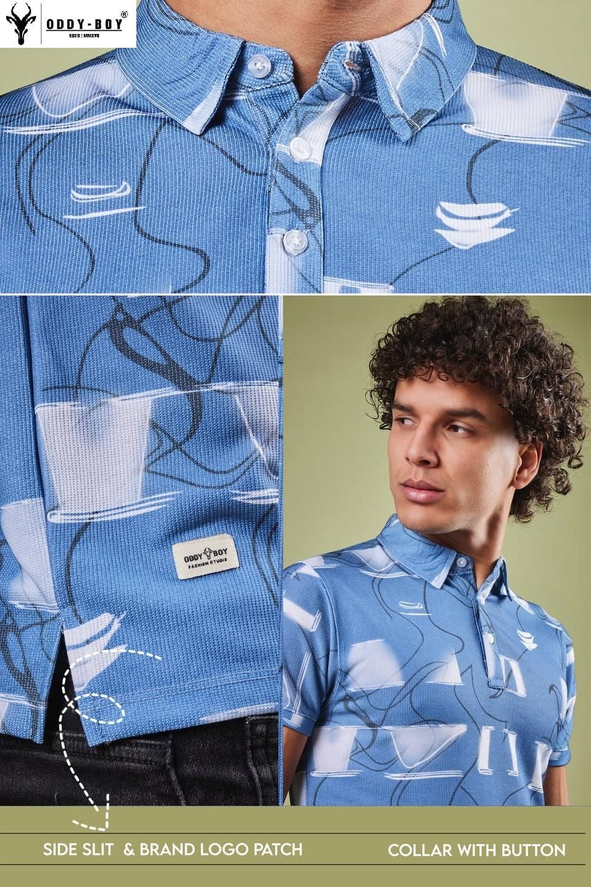 Obm 587-As-19-21 Oddy Boy Aop Mens Tshirts Wholesaler Gujarat