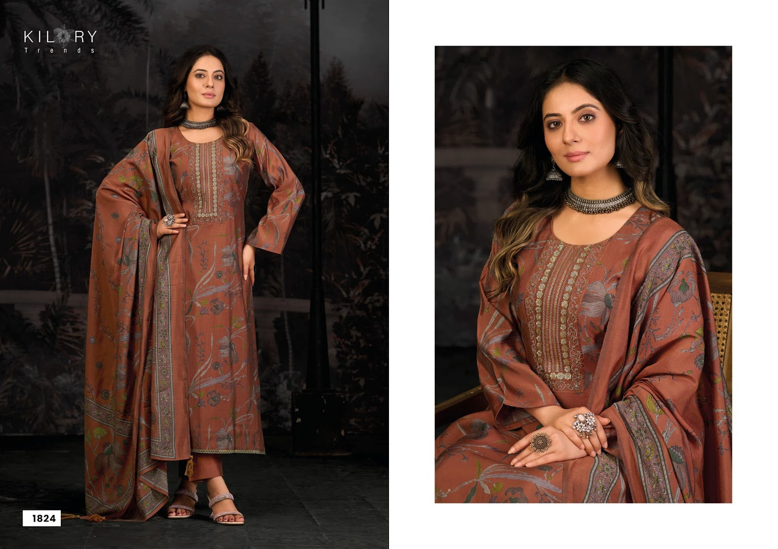 Oddny 2 Kilory Pure Muslin Pant Style Suits Manufacturer Ahmedabad