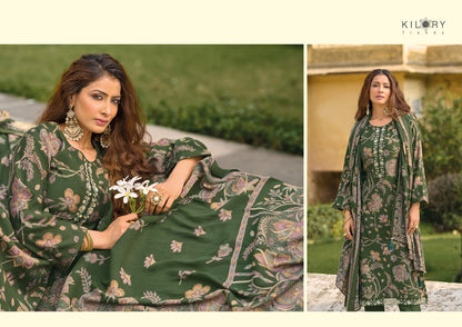 Oddny Kilory Muslin Pant Style Suits Wholesaler Ahmedabad