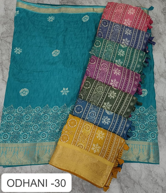 Odhani 30 Kalpveli Dolla Silk Sarees Supplier