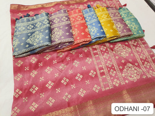 Odhani 7 Kalpveli Dola Silk Sarees